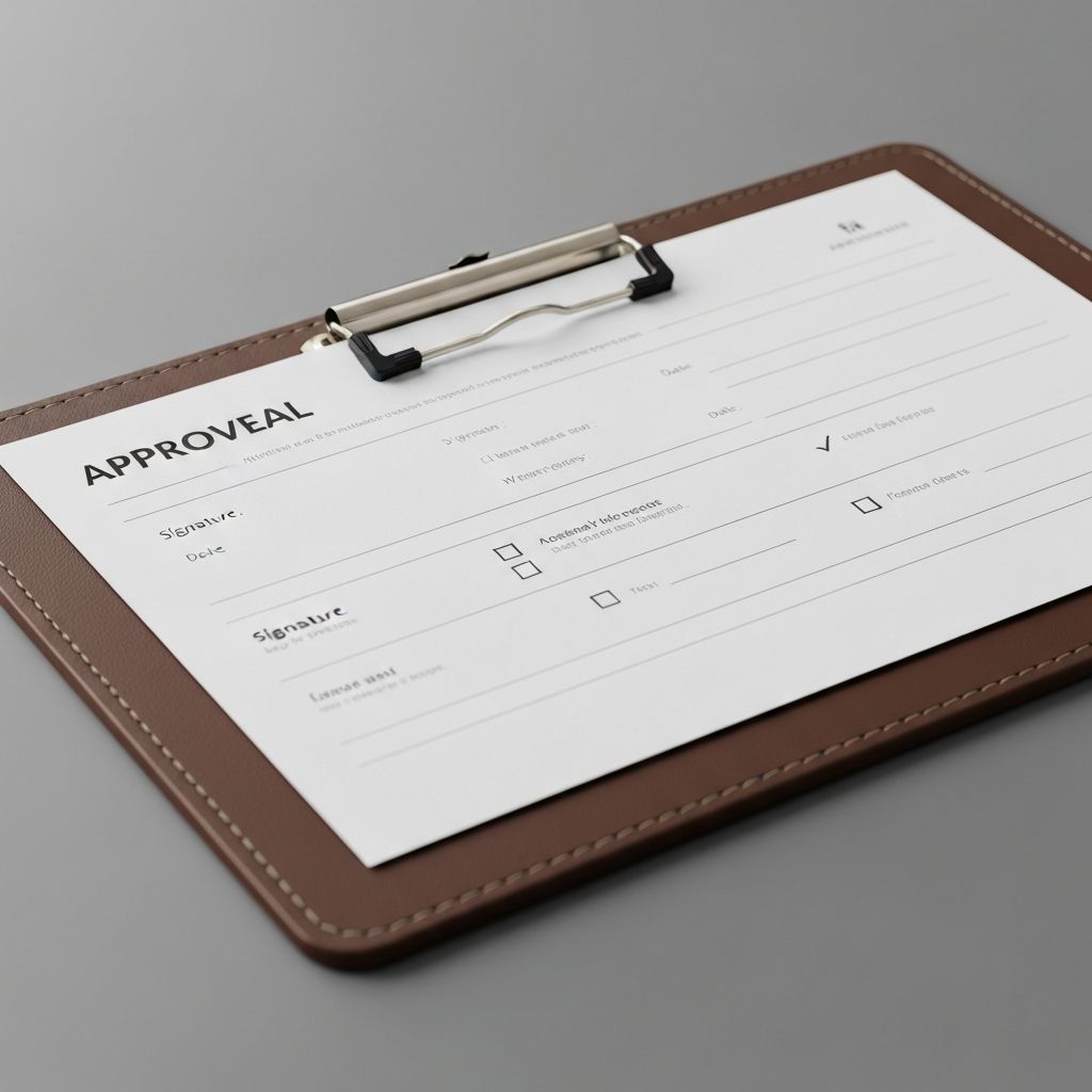 One-Time Job Approval Form